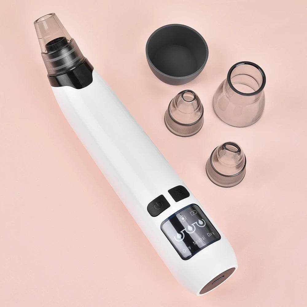 Blackhead Remover Electric Facial Cleansing Pore Vacuum Cleaner Ance Remover Pimple Face Cleaner Skin Scrubber Black Head Vacuum