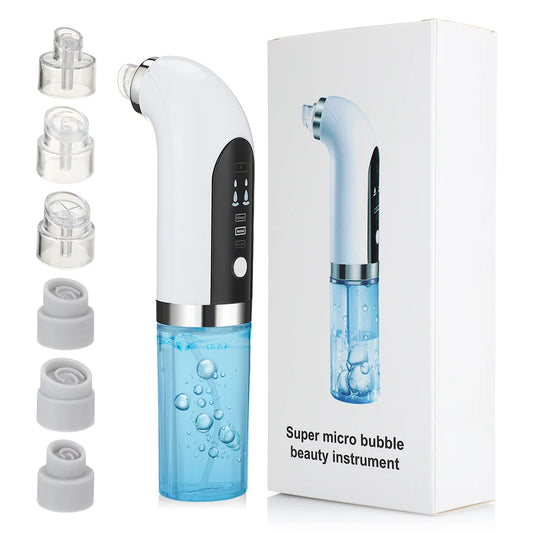 Blackhead Removal Pore Vacuum Face Cleaner Electric Pimple Black Head Remover USB Rechargeable Water Cycle Facial Cleaning Tools
